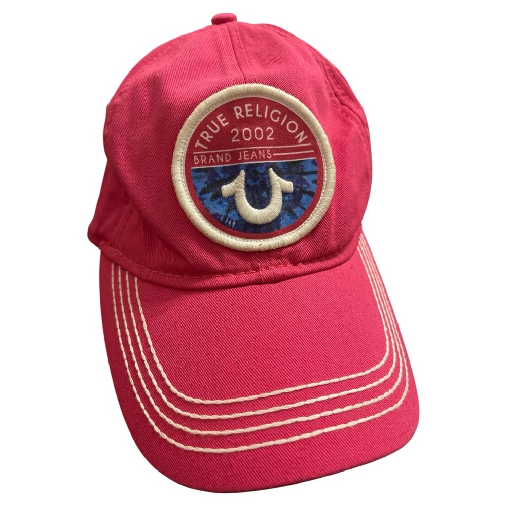 True Religion Pink Cap with Logo Patch